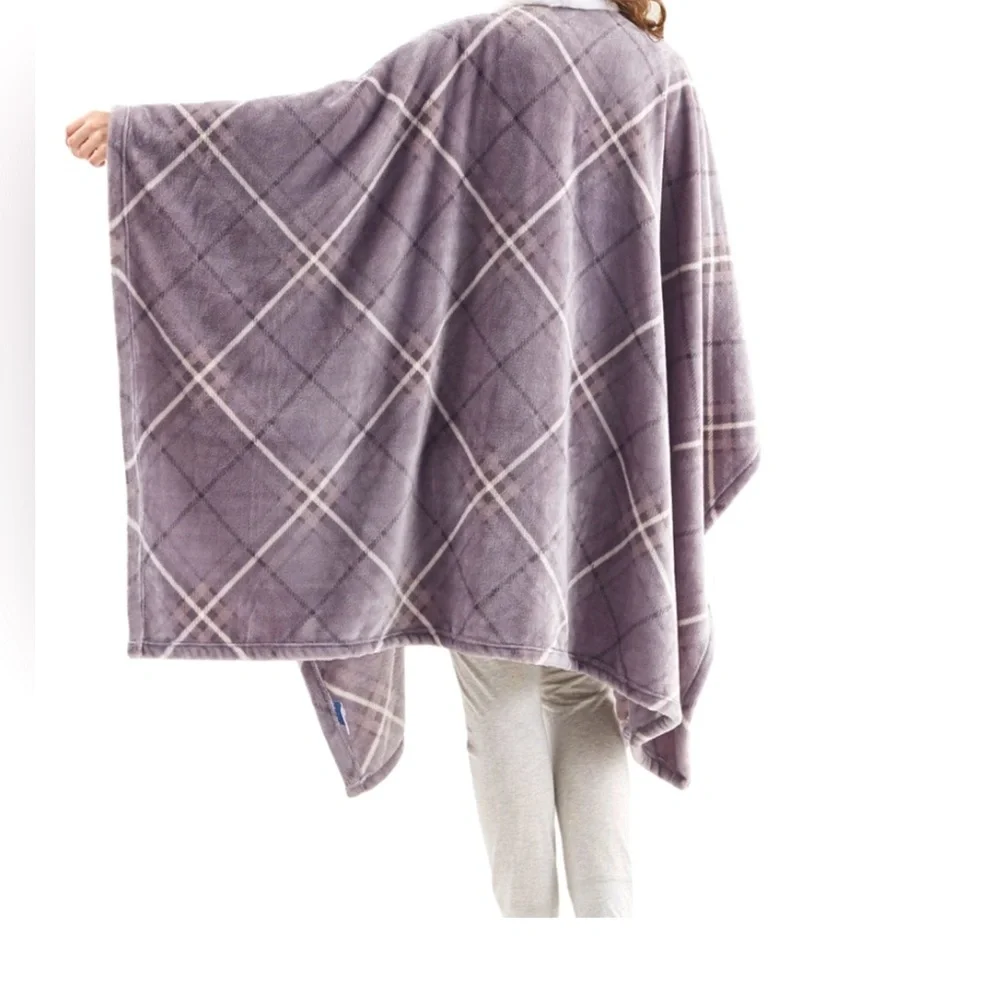 Charter Club Cozy Plush Wrap Robe Throw, 50" x 70" - Picture 2 of 3